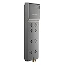 Belkin 8-Outlet Home/Office Surge Protector with 6-Foot cord and Coaxial Protection, BE108230-06