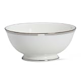 Lenox Columbus Circle Platinum Banded Bone China Fruit Bowl