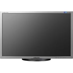 Samsung SyncMaster 2443FW 61 cm (24 Zoll) TFT Monitor (LCD, DVI-D, VGA, 5ms Reaktionszeit) silber