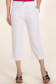 Per Una Roma Linen Blend Cropped Trousers