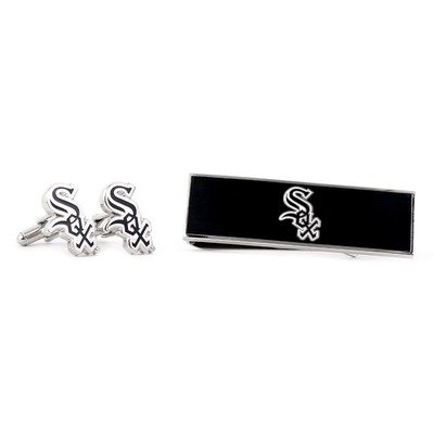 Chicago White Sox Cufflinks and Money Clip Gift Set