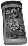 Cutter All Family 7 Percent DEET Mosquito Wipes 20 Count