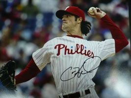 Hamels, Cole (Philadelphia Phillies) Autographed/Hand Signed 11x14