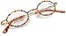 Oval Armani Style Reading Glasses W/Full Stones-1.50 Power -Pucci