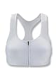 Champion Women Double Dry Zip Front Sports Bra 1699