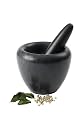 T&G Pestle and Mortar in Black Marble