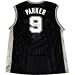 Tony Parker Spurs Black Replica Jersey Signed