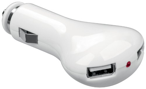 Wentronic KFZ Lade Adapter 12V auf 2x USB (1A) Wei&szlig; Preisvergleich