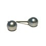 Swarovski Pearl Post Earrings, 6mm (Blue)