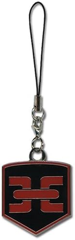 Deadman Wonderland Prison Logo Metal Phone Charm