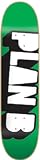 Plan B 3d Green Skateboard Deck - 7.5