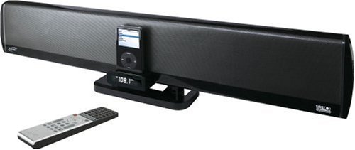 iLive IHT3817DT Studio Series Speaker Dock with 2.1 Channel Sound System and Remote Control for iPod (Black)