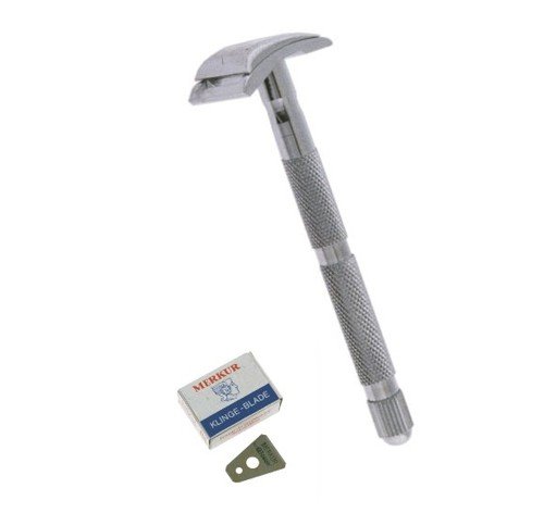 Merkur Moustache & Eyebrow Razor w/Blades