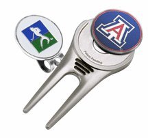 Arizona Wildcats Divot Tool Hat Clip With Golf Ball Marker Of 2)