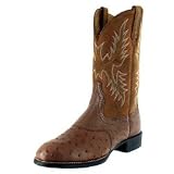 Ariat Mens Heritage Stockman Full-Quill Ostrich by Ariat