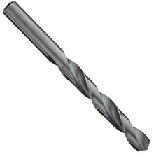 Precision Twist 2A High-Speed Steel Jobber Drill Bit, Uncoated (Bright) Finish, Round Shank, Spiral Flute, 118 Degree Point Angle