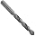 Precision Twist 2A High-Speed Steel Jobber Drill Bit, Uncoated (Bright) Finish, Round Shank, Spiral Flute, 118 Degree Point Angle