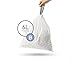 simplehuman Code B Custom Fit Trash Can Liner, 12 refill packs (360 Count), 6 Liter / 1.6 Gallon