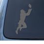 FOOTBALL 2 - Car, Truck, Notebook, Vinyl Decal Sticker #1264 | Vinyl Color: Silver