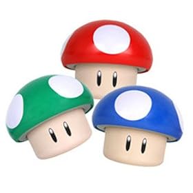 Super Mario Bros. Mushroom Tin w/ Sour Candies Set of 3