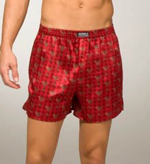 Mansilk Print Silk Boxer (M333P) XL/Martini Glasses