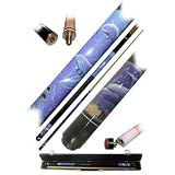 Designer Hard Wood Pool Stick - Dolphin