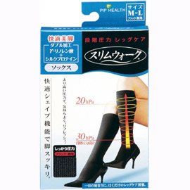 Cover image : スリムウォーク ソックス ブラック M-L PH264 ブラック M-L