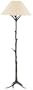 Frederick Cooper Raffia Shade Bronze Branch Base Floor Lamp