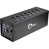 SIIG USB 3.0 7-Port Aluminum Hub with 12V/4A Power Adapter (JU-H70511-S1)