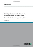 Trainingssteuerung und -planung im leistungsorientierten Krafttraining