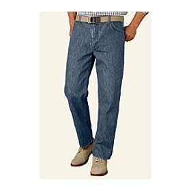 Mens Regular Comfort Waist 5-pocket Ringspun Denim Jeans