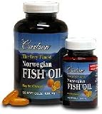 Carlson The Very Finest Fish Oil Orange Chewables, 120 + 30 Softgels,  Bottle