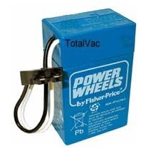 POWER WHEELS BY FISHER PRICE 6 VOLT BLUE BATTERY