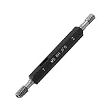 uxcell　測定ツール スチール パイプ スレッド プラグ ゲージ　ダブルエンド　M5ネジ　6H