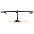 Triple Monitor Stand Free Standing Curved Arm