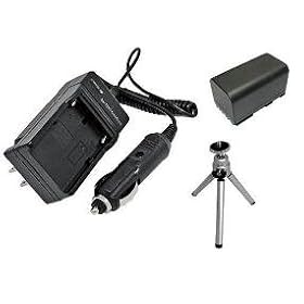 Replacement Battery PLUS Mini Battery Travel Charger for Specific Digital Camera and... by amsahr