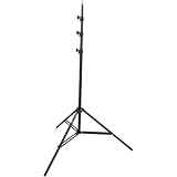 ImpactAirCushionedLightStand,Black-10'(3m)