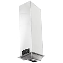 San Jamar H2001SC Satin Chrome Fullfold In Counter Napkin Dispenser