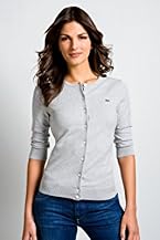 3/4 Sleeve Stretch Supima Cotton Cardigan Sweater