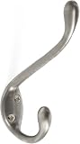 Amerock H55451AS Single Hooks Large Coat and Hat Hook, Antique Silver