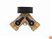 Orbit 58248 Brass Garden Hose Y-Connector with Shut-Off Valves