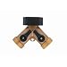 Orbit 58248 Brass Garden Hose Y Connector With Shut-Off Valves