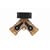 Orbit Brass Garden Hose Y Connector With Shut-Off Valves #58248