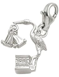 Rembrandt Charms Twins Charm with Lobster Clasp