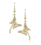 Swarovski Crystal Dragonfly Earrings-SE3303
