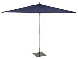 Rectangular 10 &acute; Market Umbrella - Navy - B000WAH6MI