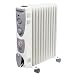 Prem-I-Air 2.5kW Oil Filled Radiator with Adjustable Thermostat, 3 heat settings & 24 Hour Timer