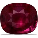 4.07 Carat Unheated Loose Ruby Cushion Cut
