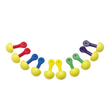 Aearo E-a-r Express Pod Plugs W/ Color Grips Multicolor - Model 321-2200 - Box of 100 On Sale