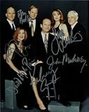 Frasier - Signed 8x10 By Kelsey Grammer, David Hyde Pierce, John Mahoney, Peri Gilpin, Jane Leeves and Dan Butler
